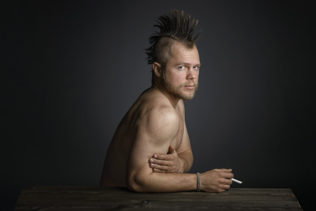 Обои картинки фото мужчины, - unsort, неформал, эрокез