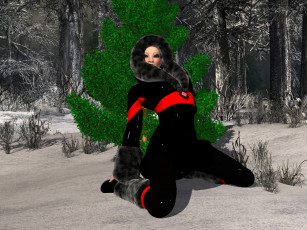 Картинка 3д+графика люди+ people фон взгляд девушка