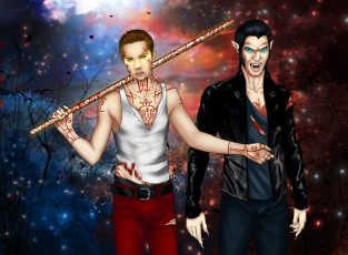 Картинка рисованное кино парни сериал волчонок оборотни