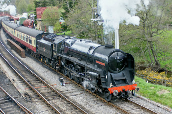 Картинка техника паровозы паровоз дорога рельсы железная