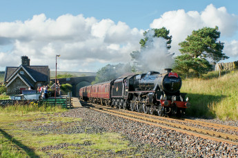 Картинка техника паровозы паровоз рельсы дорога железная