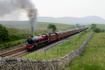 Картинка техника паровозы паровоз рельсы железная дорога