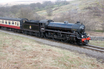 Картинка техника паровозы рельсы дорога железная паровоз