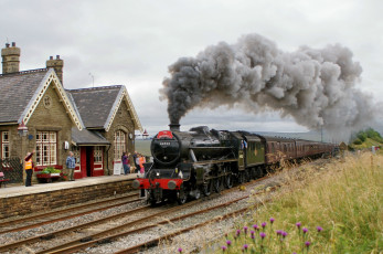 Картинка техника паровозы паровоз рельсы дорога железная