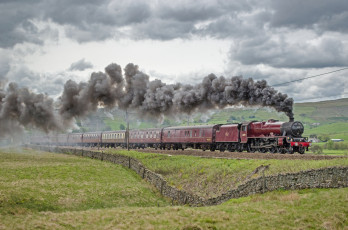 Картинка техника паровозы железная дорога рельсы паровоз