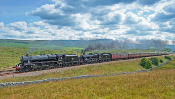 Картинка техника паровозы паровоз железная дорога рельсы