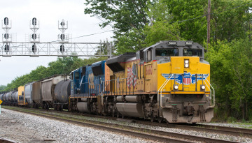 Картинка техника поезда рельсы локомотив состав дорога железная