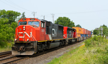 Картинка техника поезда состав дорога железная локомотив рельсы