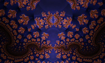 Картинка 3д+графика фракталы+ fractal узор фон цвета