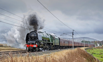 Картинка техника паровозы дорога железная рельсы паровоз