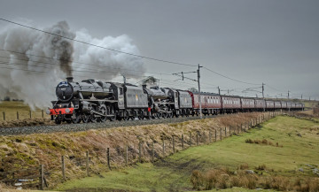 Картинка техника паровозы железная дорога рельсы паровоз