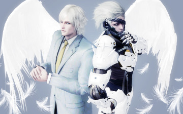 Картинка видео+игры metal+gear+rising +revengeance парень raiden metal gear rising revengeance jack platinum games the ripper убийца наемник крылья киборг