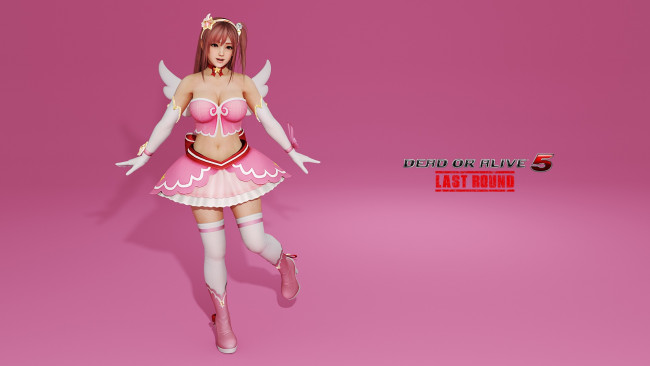 Обои картинки фото видео игры, dead or alive 5, фон, взгляд, девушка