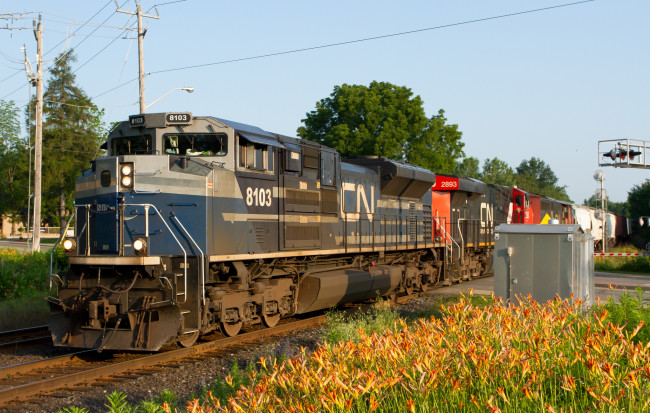 Обои картинки фото техника, поезда, рельсы, дорога, железная, состав, локомотив