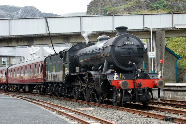 Обои картинки фото техника, паровозы, паровоз, рельсы, дорога, железная