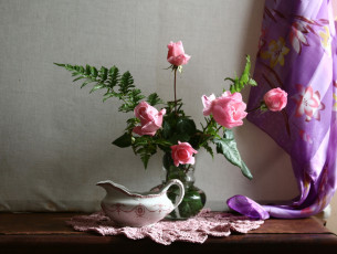 Картинка цветы розы роза rose цветение листья лепестки бутон blossoms leaves petals bud