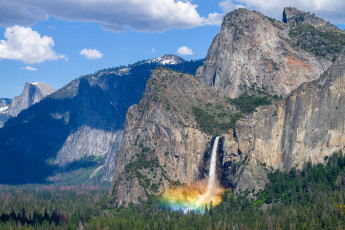 Картинка природа водопады водопад река лес