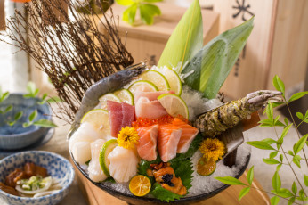 Картинка еда рыба +морепродукты +суши +роллы кухня китайская