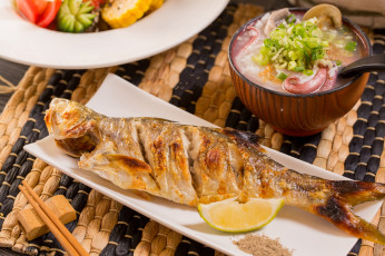 Картинка еда рыба +морепродукты +суши +роллы кухня китайская