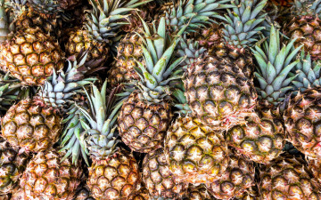 Картинка еда ананас экзотический много фрукт