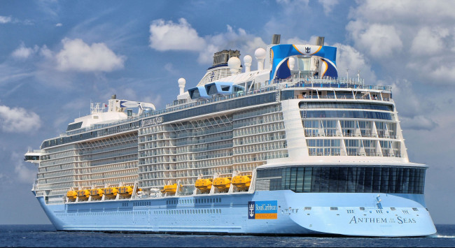 Обои картинки фото anthem of the seas, корабли, лайнеры, круиз, лайнер
