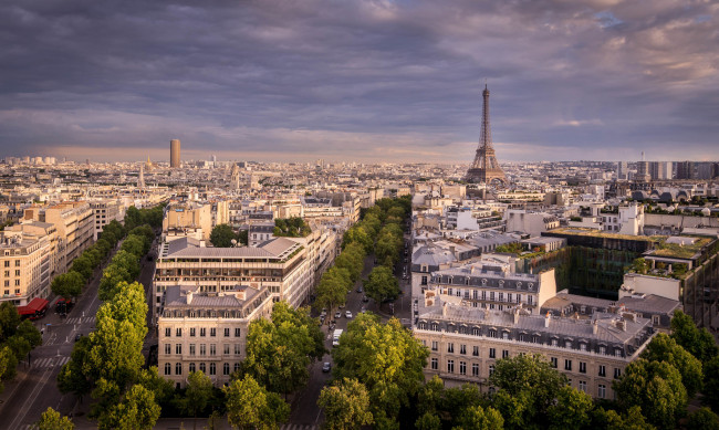 Обои картинки фото города, париж , франция, панорама