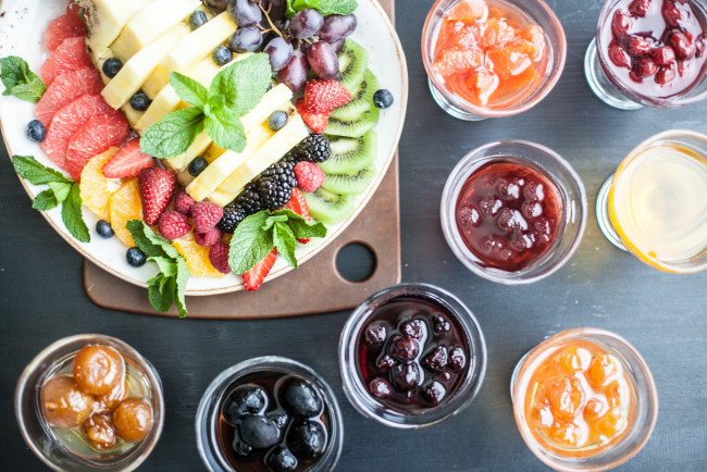 Обои картинки фото еда, фрукты,  ягоды, цитрусы, яблоко, апельсин, киви