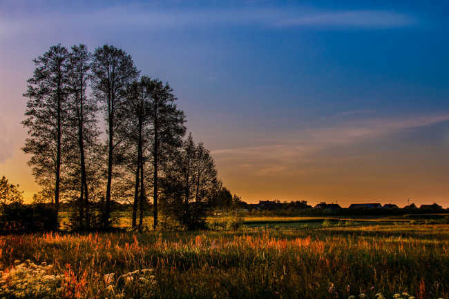 Обои картинки фото природа, восходы, закаты, простор