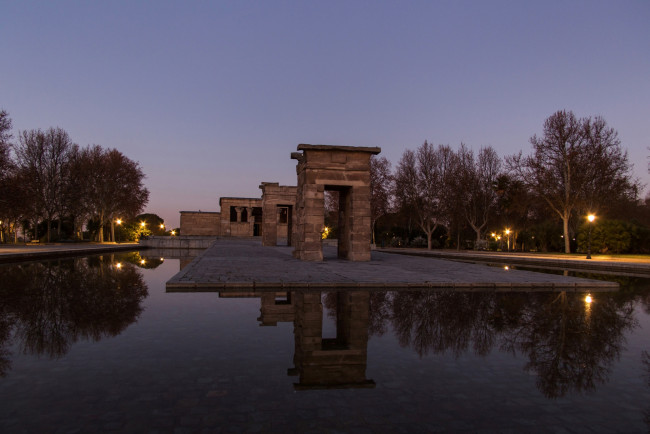 Обои картинки фото temple of debod, templo de debod, города, мадрид , испания, templo, de, debod, temple, of
