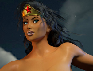 Картинка 3д+графика фантазия+ fantasy фон взгляд девушка