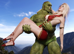 Картинка 3д+графика фантазия+ fantasy фон взгляд девушка