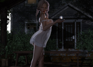 Картинка 3д+графика люди+ people фон взгляд девушка