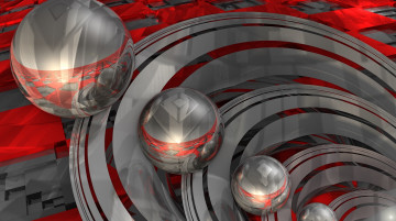 Картинка 3д+графика шары+ balls фон шары