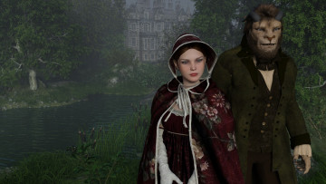 Картинка 3д+графика фантазия+ fantasy взгляд девушка фон