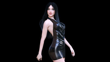 Картинка 3д+графика люди+ people девушка фон взгляд