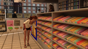 Картинка 3д+графика люди+ people фон взгляд девушка