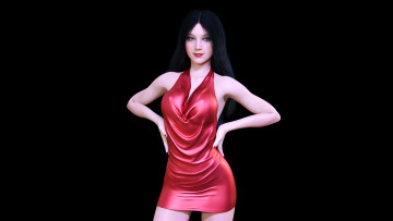 Картинка 3д+графика люди+ people взгляд девушка фон