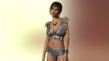 Картинка 3д+графика люди+ people взгляд девушка фон