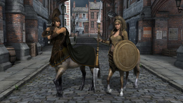 Картинка 3д+графика существа+ creatures centaur