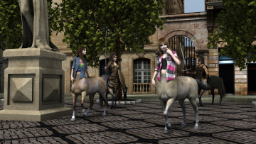 Картинка 3д+графика существа+ creatures centaur