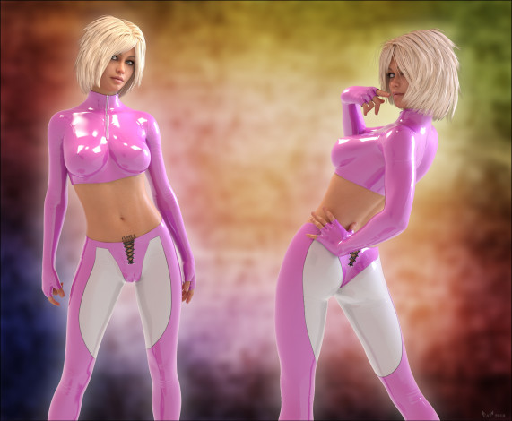 Обои картинки фото 3д графика, люди , people, фон, взгляд, девушки