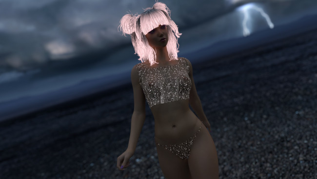 Обои картинки фото 3д графика, люди , people, фон, взгляд, девушка