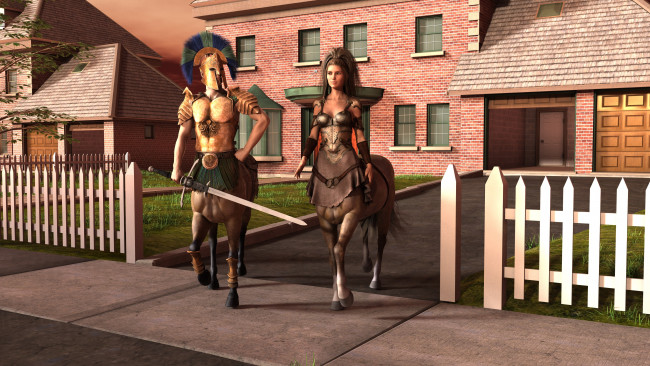 Обои картинки фото 3д графика, существа , creatures, centaur