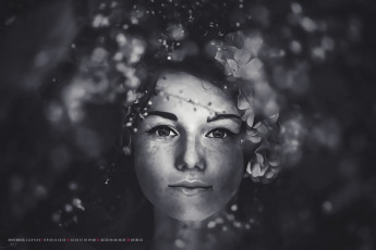 Картинка календари компьютерный+дизайн 2019 calendar женщина взгляд цветы венок лицо девушка