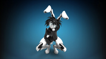 Картинка видео+игры portal+2 фон игрушка взгляд уши