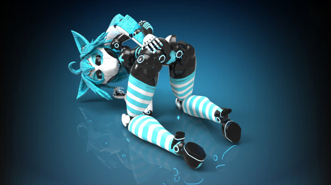 Обои картинки фото видео игры, portal 2, игрушка, взгляд, фон, девушка