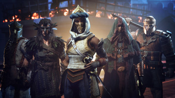 Картинка видео+игры hood +outlaws+&+legends персонажи образы маски оружие