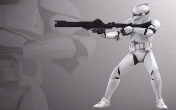 обоя видео игры, star wars,  the clone wars, штурмовик, броня, оружие