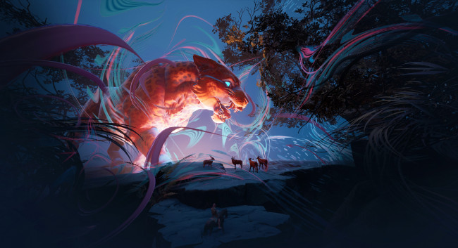 Обои картинки фото фэнтези, призраки, зверь