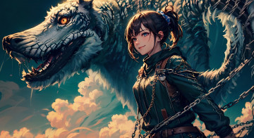 Картинка аниме животные +существа нейросети графика нейроарт ai art нейронные сети рисунки нейро искусство